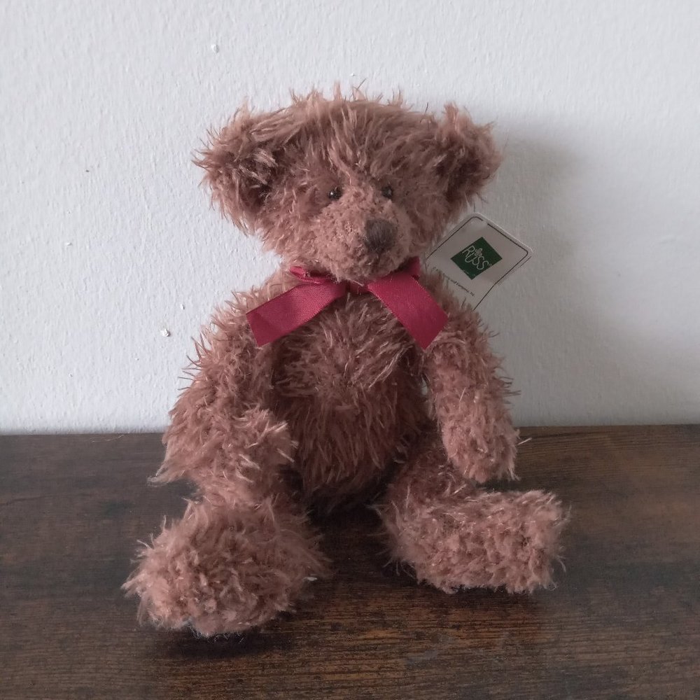 5/$25✨Russ "Jean-Claude" Collectible Stuffed Teddy Bear - Picture 1 of 2